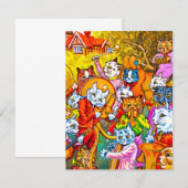 Save The Date Orchestre musical de chats (Devant / Derrière)