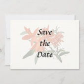Save The Date Orchidée Epidendrum Orange (Dos)
