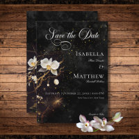 Orchidées noires et blanches foncées Mariage
