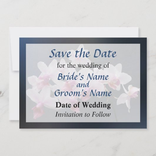 Save The Date Orchidées Phalaenopsis Twilight Rainbow (Devant)