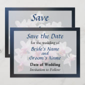 Save The Date Orchidées Phalaenopsis Twilight Rainbow (Devant / Derrière)