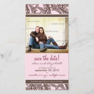 Save The Date Ornate Floral Enregistrer la date de l'annonce