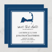 Save The Date Osterville Cape Cod Wedding Enregistrer la date (Devant / Derrière)