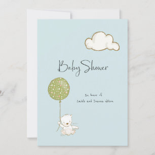 Save The Date Ours de Baby shower virtuel pour garçon ou fille