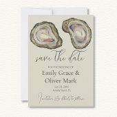 Save The Date Oyster Shells Wedding Enregistrer La Date