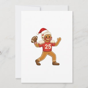 Save The Date Pain d'épice Football Noël 2026 Fêtes Sport