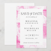 Save The Date Painting texture (Devant / Derrière)