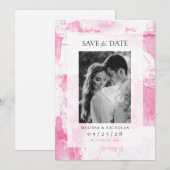 Save The Date Painting texture photo (Devant / Derrière)