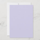 Save the date | Pale Lilac Aquarelle Peonies (Dos)