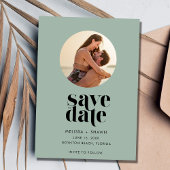 Save The Date Palm Tree Beach Tropical Destination Mariage
