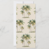 Save The Date Palm Tree Destination Elegant Coastal Wedding (Dos)