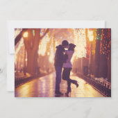Save The Date Pampas Rustique Mariage en terracotta en laiton (Dos)