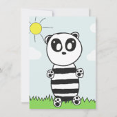 Save The Date Panda Kids (Devant)