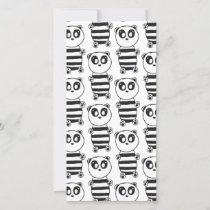 Save The Date Panda Kids