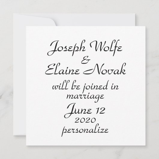 Save The Date Panneau de pendaison à fleurs victoriennes enregis (Dos)