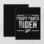 Save The Date Pantalon de la pauvreté Biden (Devant / Derrière)