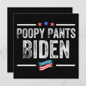 Save The Date Pantalon de la pauvreté Biden (Devant / Derrière)