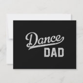 Save The Date Papa de la danse Danseur fier Papa (Dos)