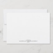 Save The Date Papier Avion Enregistrer la date (Dos)