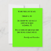 Save The Date papier clips enregistrer la date (Dos)