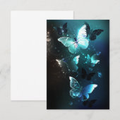 Save The Date Papillons de nuit à la menthe (Devant / Derrière)