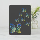 Save The Date papillons volants nature sweat - shirt à capuche (Debout devant)