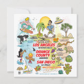 Save The Date Paradis de la plage de SoCal (Devant)