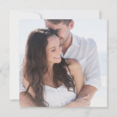 Save The Date Paradise Palms Plage tropicale Mariage (Dos)