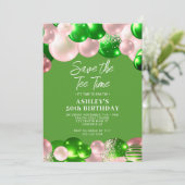 Save The Date Parc de golf féminin Tee 50e anniversaire (Debout devant)