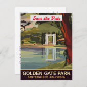 Save The Date Parc Golden Gate, San Francisco, (Devant / Derrière)