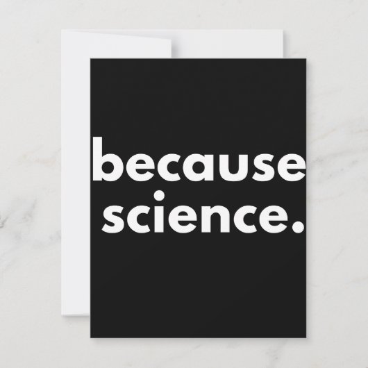 Save The Date Parce que la science (Devant)