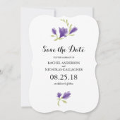 Save The Date Parfum Freesia Petals | Enregistrer la date (Devant)