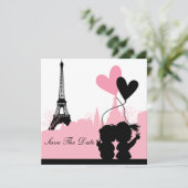 Save The Date Paris Enregistrer la date de l'annonce (Debout devant)