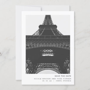 Save The Date Paris Sauvegarder la Date
