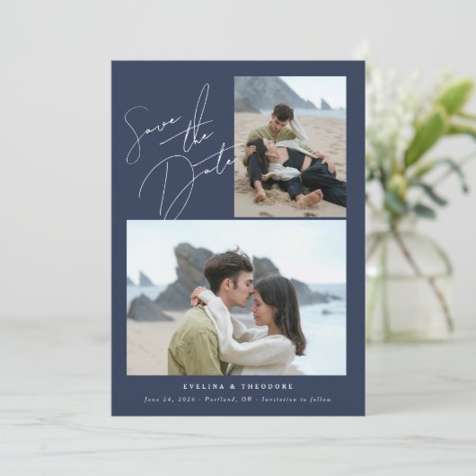 Save The Date Parker 2 photo mariage Enregistrer la date (Debout devant)