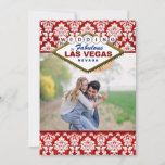 Save The Date Parties scintillant Damask Las Vegas Photo Enregis<br><div class="desc">Célébrez dans le style avec ces mariage élégant et très tendance enregistrer les cartes de date. Ce design est facile à personnaliser avec votre libellé d'événement spécial et vos invités seront ravis quand ils reçoivent ces cartes fabuleuses.</div>