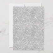 Save The Date Parties scintillant en argent vert Sage Robe Quinc (Dos)