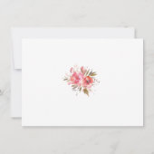 Save The Date Parties scintillant Floral Flush Or Vider Enregist (Dos)