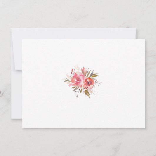 Save The Date Parties scintillant Floral Flush Or Vider Enregist (Dos)