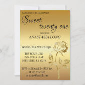 Save The Date Parties scintillant Or Moderne Et Élégante Enregis (Devant)