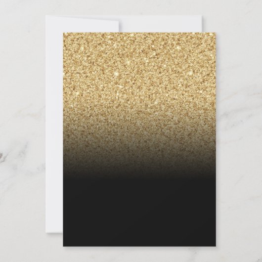 Save The Date Parties scintillant or noir Ombre (Dos)