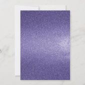 Save The Date Parties scintillant violet photo Enregistrer la da (Dos)