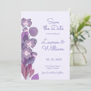 Save The Date Paruline mauve pourpre
