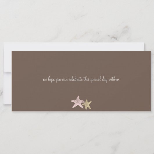 Save The Date Passe d'embarquement Mariage St. Thomas (Dos)