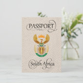 Save The Date Passeport d'Afrique du Sud ivoirienne Enregistrer  (Debout devant)