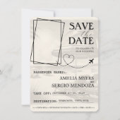 Save The Date Passeport du Costa Rica vert (Dos)