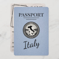 Passeport Dusty Blue Italie