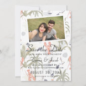 Save The Date Passeport mariage de destination Enregistrer la da (Dos)
