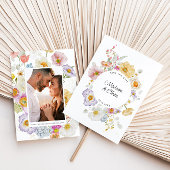 Save The Date Pastel Bloom Floral Wreath Mariage