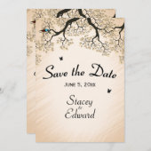 Save The Date Pays de pêche Enregistrer la date (Devant / Derrière)